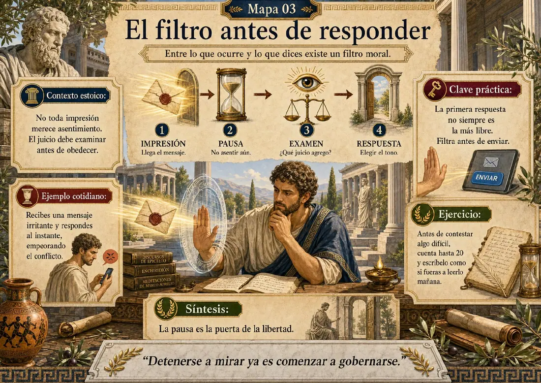 Página real de enseñanza: El filtro antes de responder