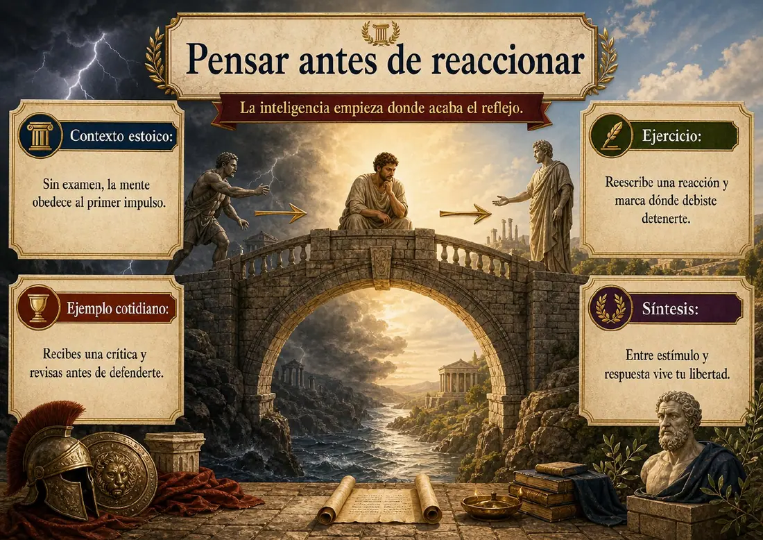 Página real de enseñanza: Pensar antes de reaccionar