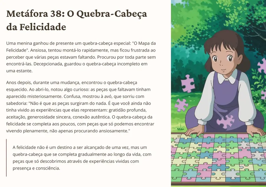 O Quebra-Cabeça da Felicidade